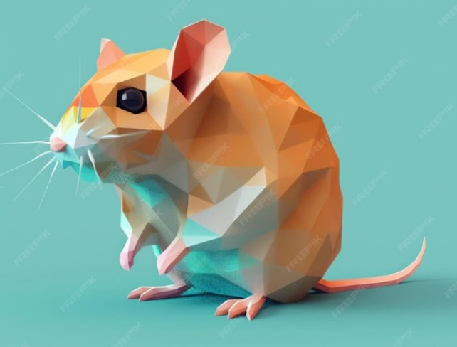 3D Illustration einer Maus
